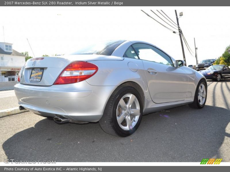 Iridium Silver Metallic / Beige 2007 Mercedes-Benz SLK 280 Roadster