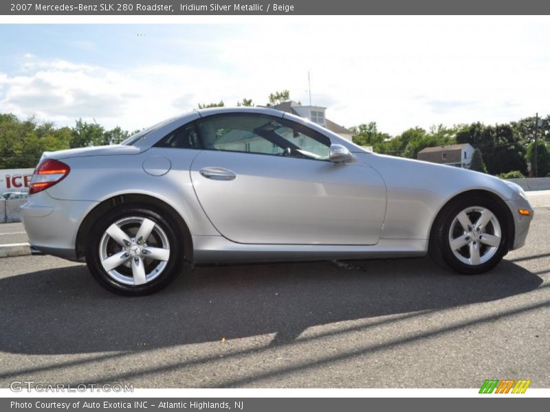 Iridium Silver Metallic / Beige 2007 Mercedes-Benz SLK 280 Roadster