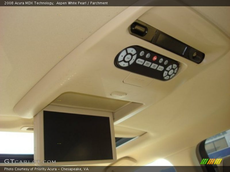 Aspen White Pearl / Parchment 2008 Acura MDX Technology