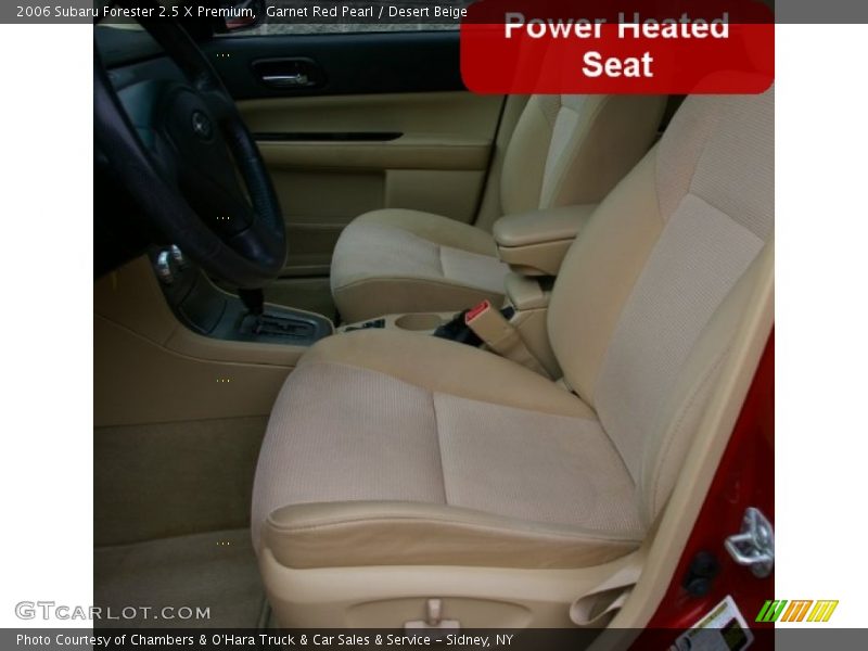 Garnet Red Pearl / Desert Beige 2006 Subaru Forester 2.5 X Premium