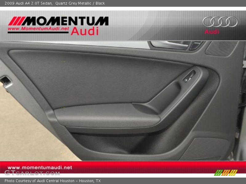 Quartz Grey Metallic / Black 2009 Audi A4 2.0T Sedan