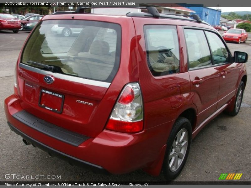 Garnet Red Pearl / Desert Beige 2006 Subaru Forester 2.5 X Premium