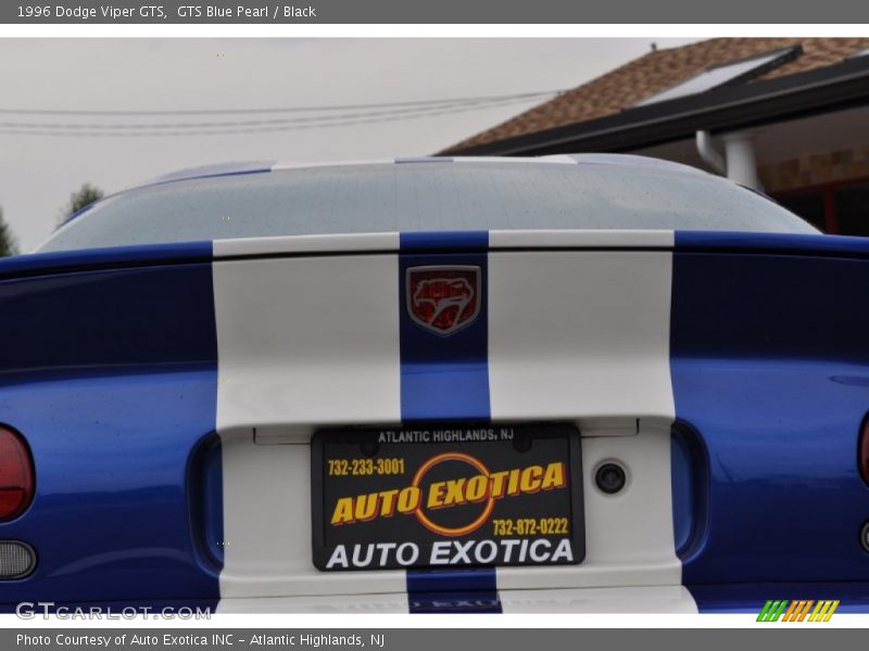 GTS Blue Pearl / Black 1996 Dodge Viper GTS