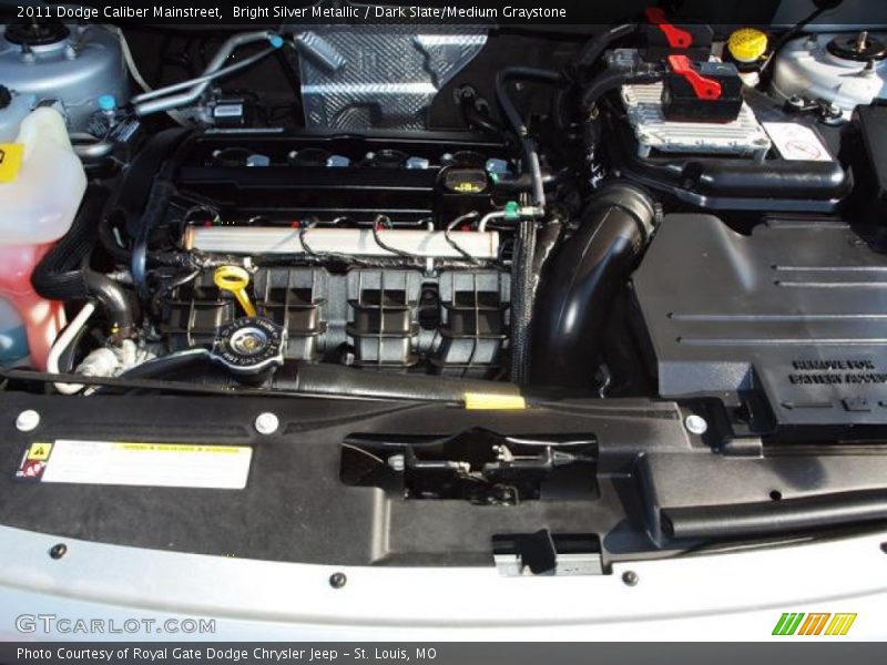 Bright Silver Metallic / Dark Slate/Medium Graystone 2011 Dodge Caliber Mainstreet