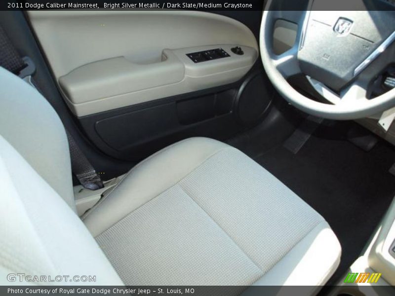Bright Silver Metallic / Dark Slate/Medium Graystone 2011 Dodge Caliber Mainstreet