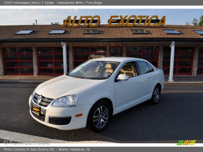 Campanella White / Pure Beige 2006 Volkswagen Jetta 2.5 Sedan