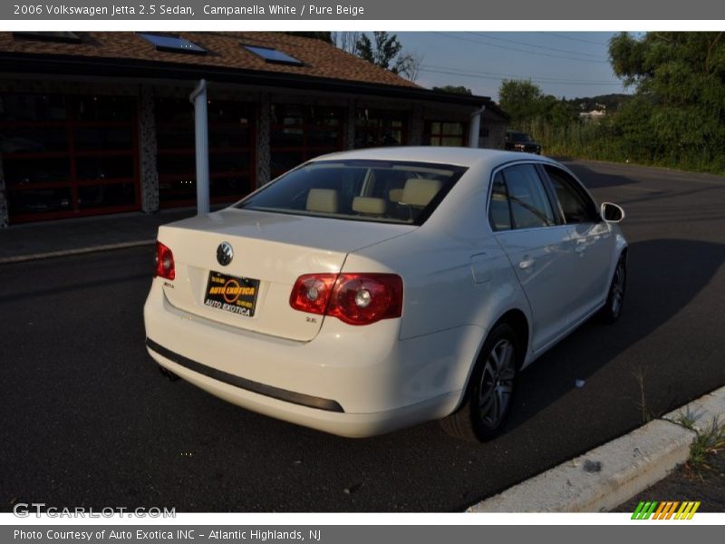 Campanella White / Pure Beige 2006 Volkswagen Jetta 2.5 Sedan