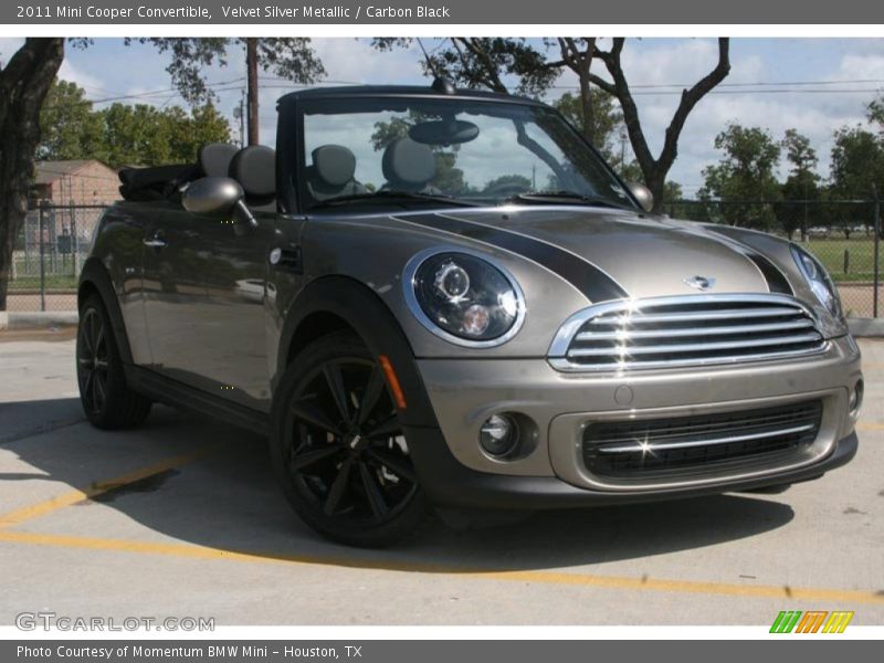 Velvet Silver Metallic / Carbon Black 2011 Mini Cooper Convertible