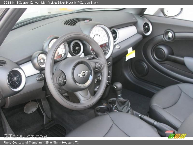 Velvet Silver Metallic / Carbon Black 2011 Mini Cooper Convertible