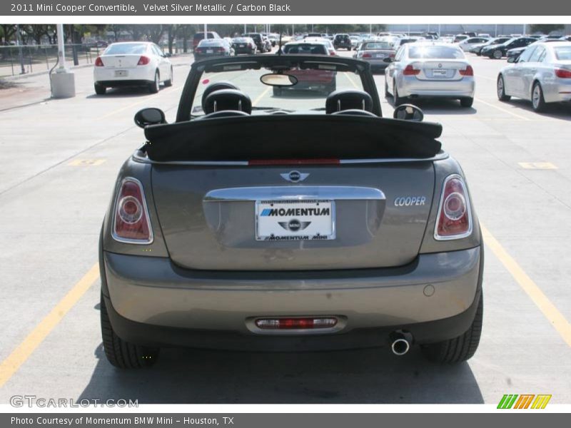 Velvet Silver Metallic / Carbon Black 2011 Mini Cooper Convertible