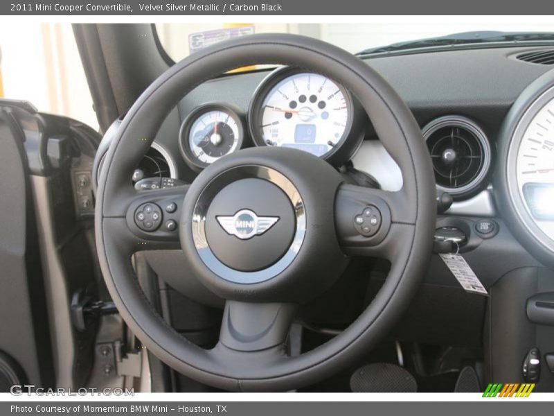 Velvet Silver Metallic / Carbon Black 2011 Mini Cooper Convertible