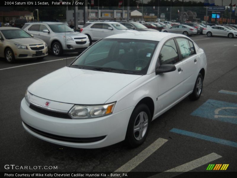 Polar White / Grey 2004 Saturn ION 1 Sedan
