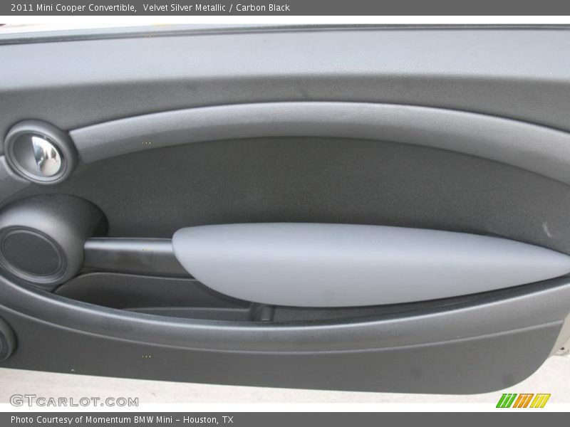 Velvet Silver Metallic / Carbon Black 2011 Mini Cooper Convertible