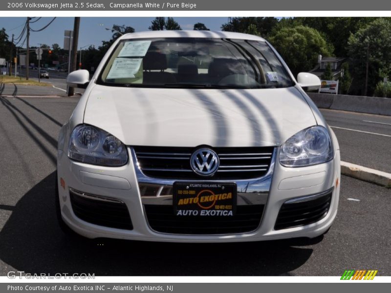 Campanella White / Pure Beige 2006 Volkswagen Jetta 2.5 Sedan