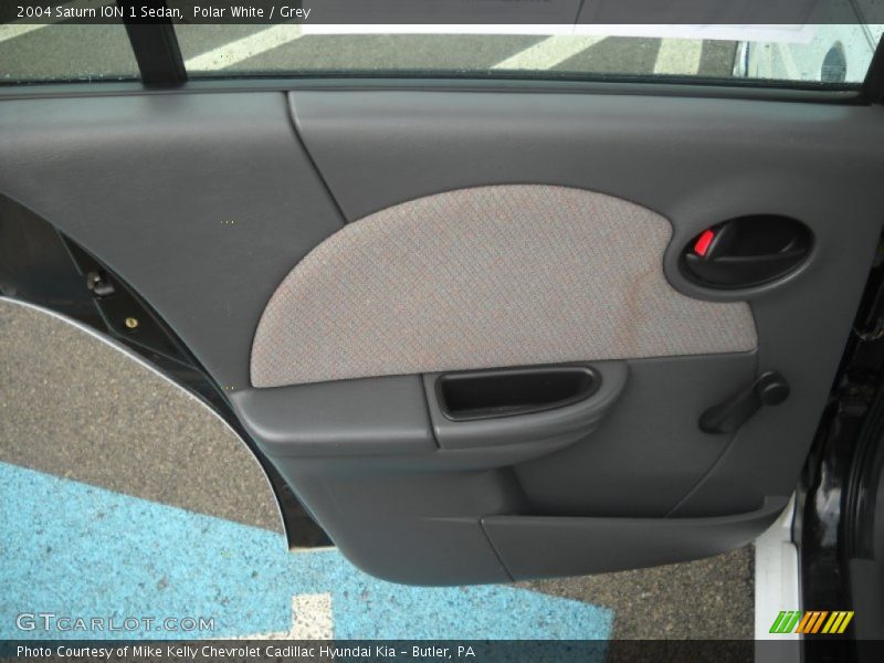 Polar White / Grey 2004 Saturn ION 1 Sedan