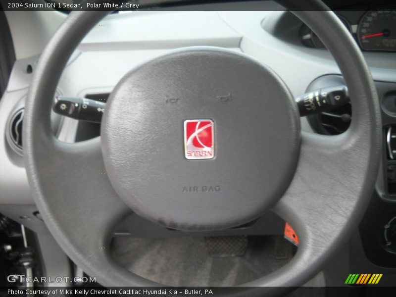 Polar White / Grey 2004 Saturn ION 1 Sedan