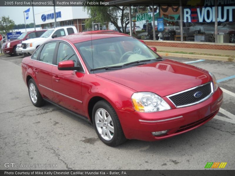 Redfire Metallic / Pebble Beige 2005 Ford Five Hundred SEL