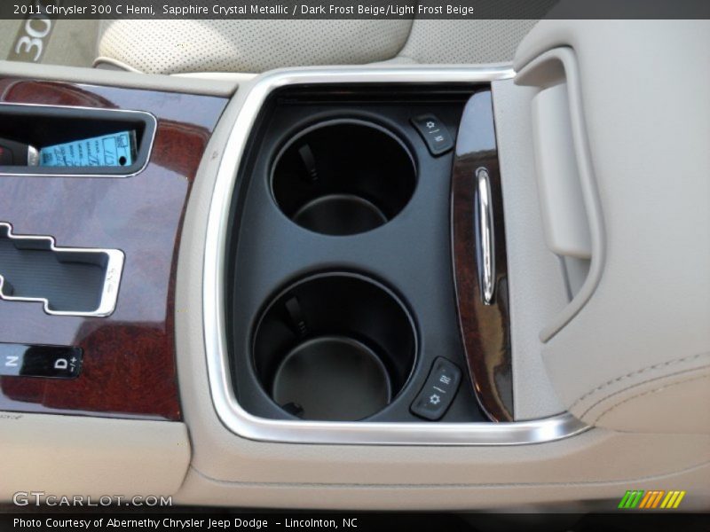 Sapphire Crystal Metallic / Dark Frost Beige/Light Frost Beige 2011 Chrysler 300 C Hemi