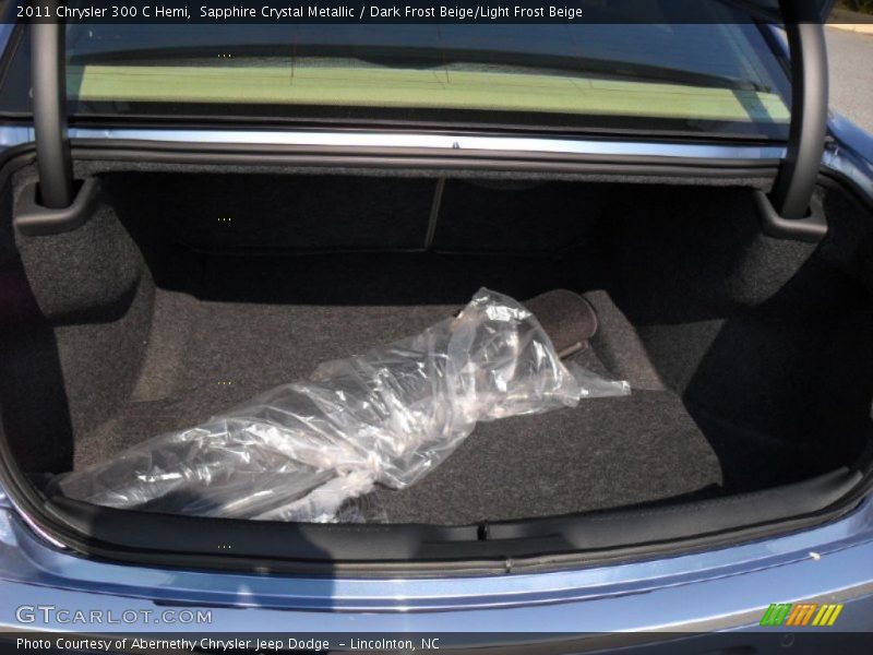 Sapphire Crystal Metallic / Dark Frost Beige/Light Frost Beige 2011 Chrysler 300 C Hemi