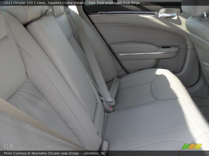 Sapphire Crystal Metallic / Dark Frost Beige/Light Frost Beige 2011 Chrysler 300 C Hemi