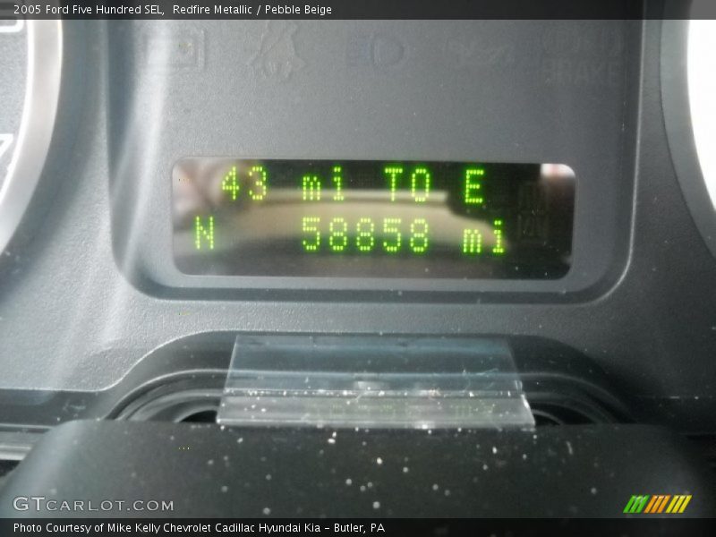 Redfire Metallic / Pebble Beige 2005 Ford Five Hundred SEL