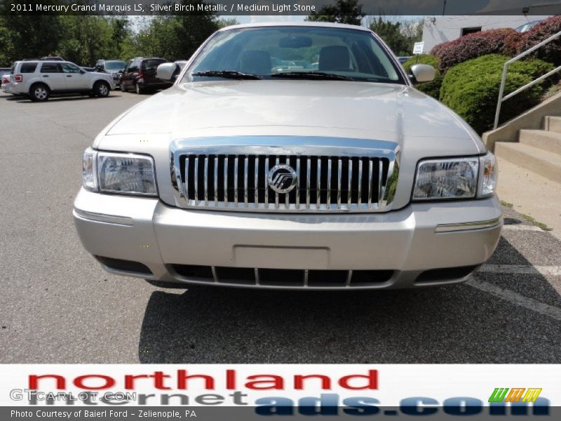Silver Birch Metallic / Medium Light Stone 2011 Mercury Grand Marquis LS