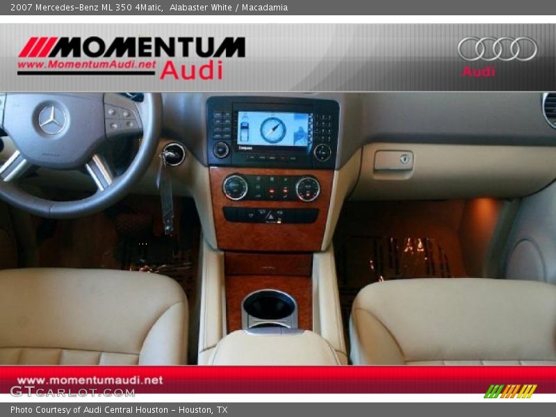 Alabaster White / Macadamia 2007 Mercedes-Benz ML 350 4Matic