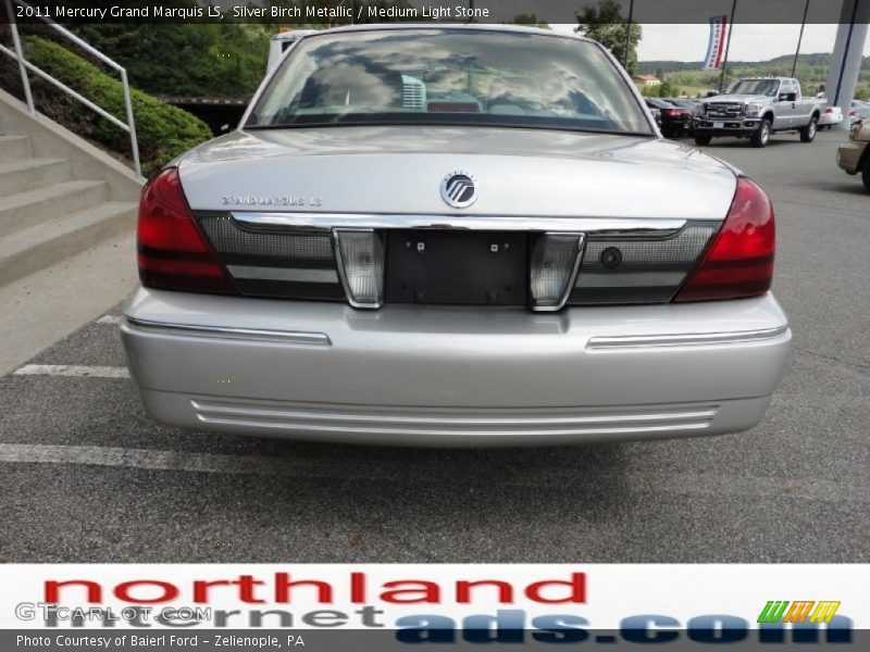 Silver Birch Metallic / Medium Light Stone 2011 Mercury Grand Marquis LS