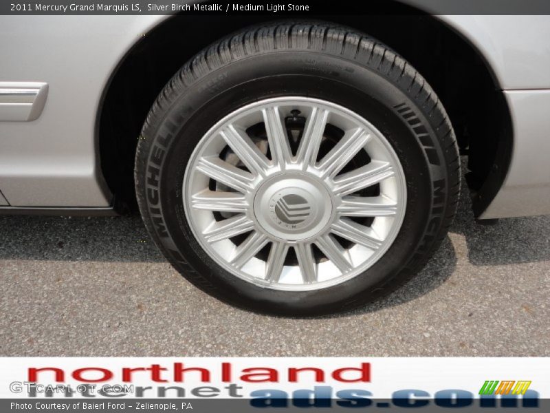 Silver Birch Metallic / Medium Light Stone 2011 Mercury Grand Marquis LS