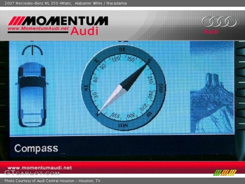 Alabaster White / Macadamia 2007 Mercedes-Benz ML 350 4Matic