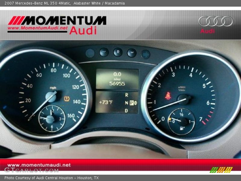 Alabaster White / Macadamia 2007 Mercedes-Benz ML 350 4Matic