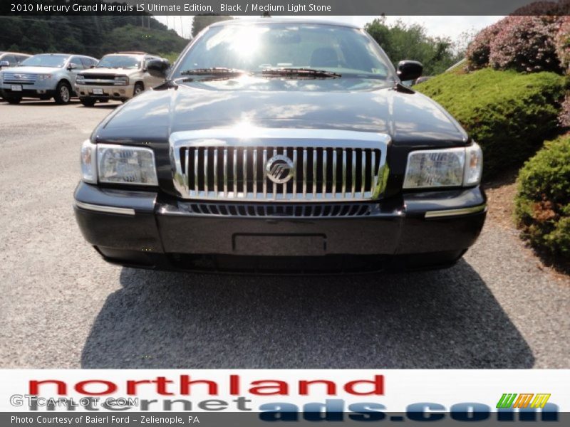 Black / Medium Light Stone 2010 Mercury Grand Marquis LS Ultimate Edition
