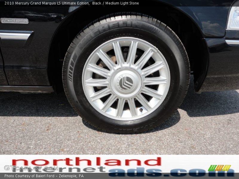 Black / Medium Light Stone 2010 Mercury Grand Marquis LS Ultimate Edition