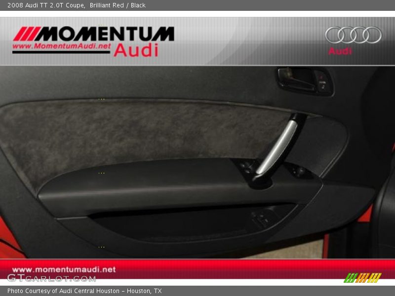 Brilliant Red / Black 2008 Audi TT 2.0T Coupe