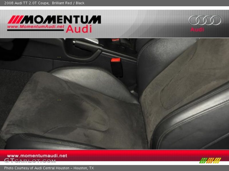 Brilliant Red / Black 2008 Audi TT 2.0T Coupe