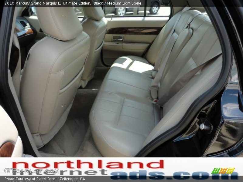 Black / Medium Light Stone 2010 Mercury Grand Marquis LS Ultimate Edition