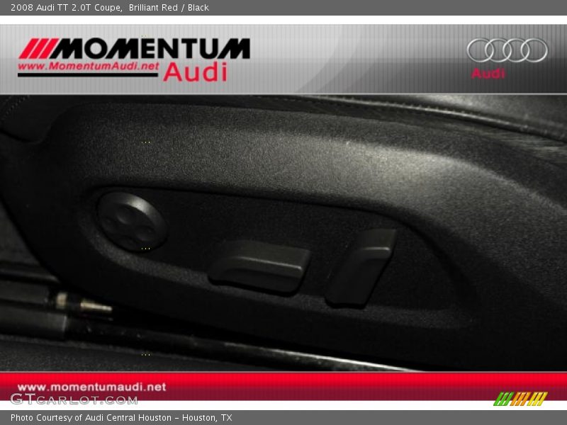Brilliant Red / Black 2008 Audi TT 2.0T Coupe