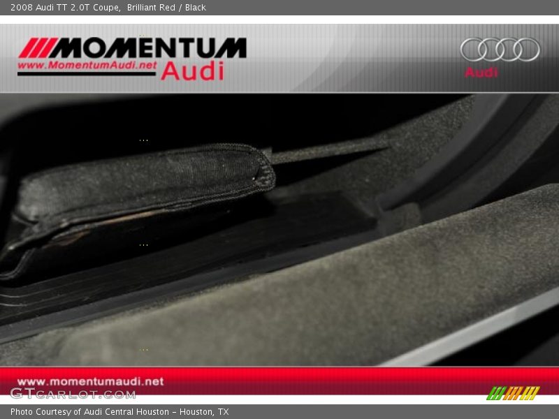 Brilliant Red / Black 2008 Audi TT 2.0T Coupe