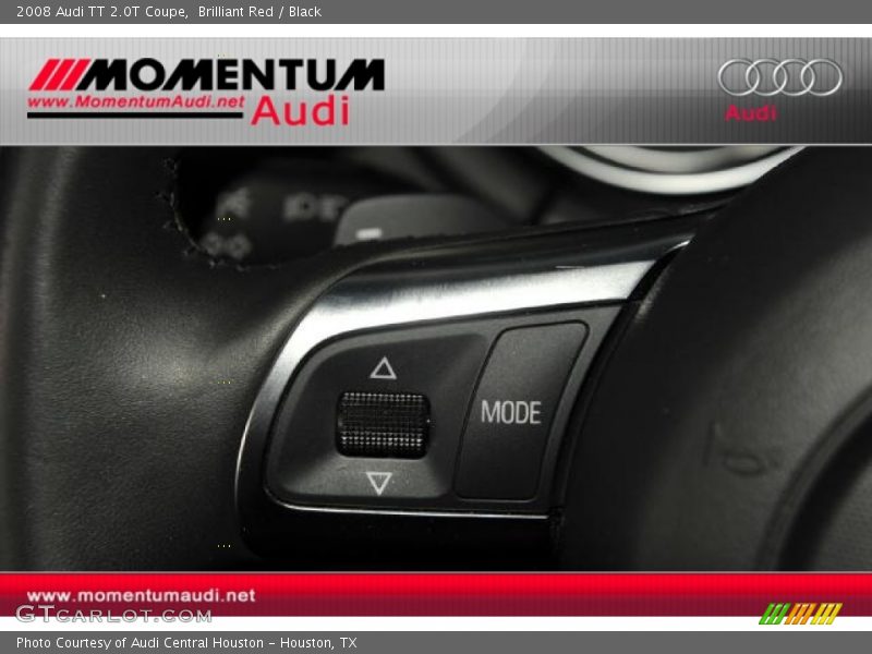 Brilliant Red / Black 2008 Audi TT 2.0T Coupe