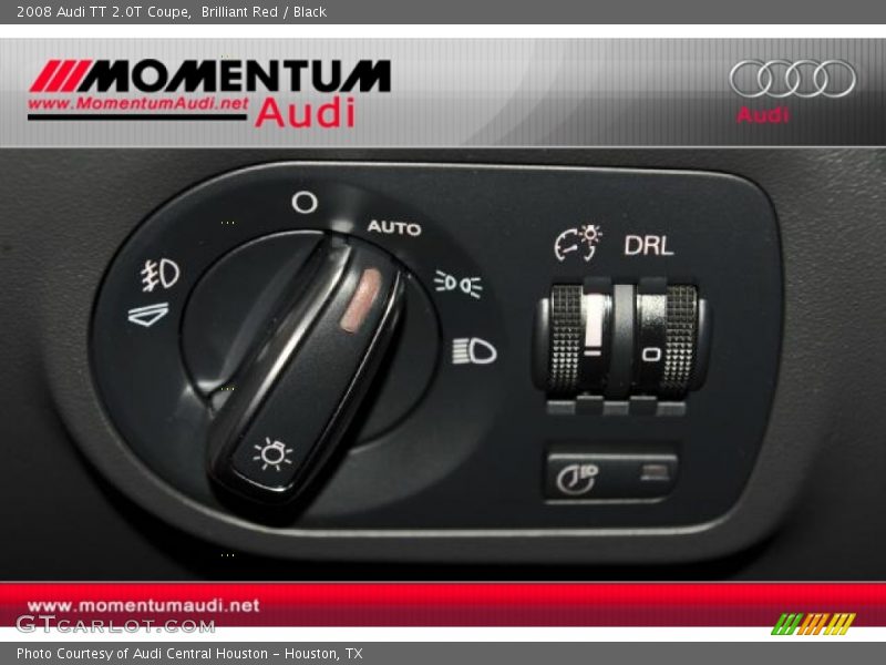 Brilliant Red / Black 2008 Audi TT 2.0T Coupe