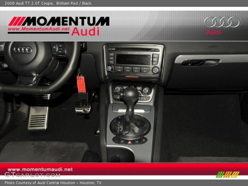 Brilliant Red / Black 2008 Audi TT 2.0T Coupe