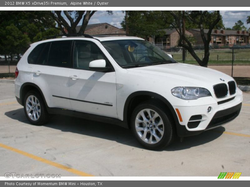 Alpine White / Oyster 2012 BMW X5 xDrive35i Premium