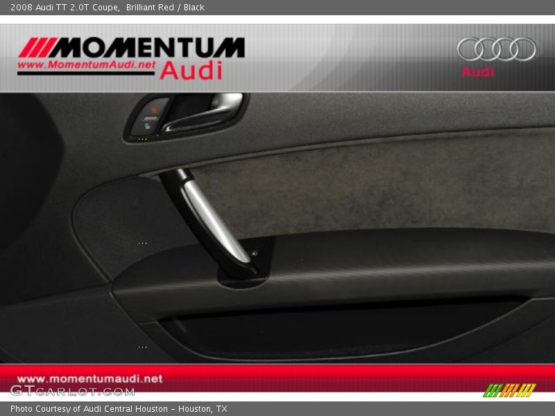 Brilliant Red / Black 2008 Audi TT 2.0T Coupe