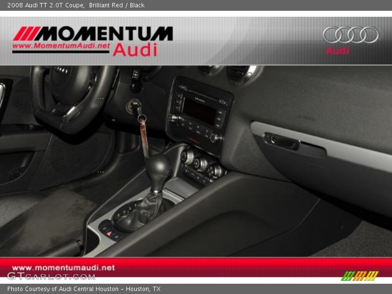Brilliant Red / Black 2008 Audi TT 2.0T Coupe