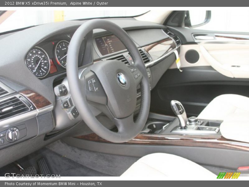 Alpine White / Oyster 2012 BMW X5 xDrive35i Premium