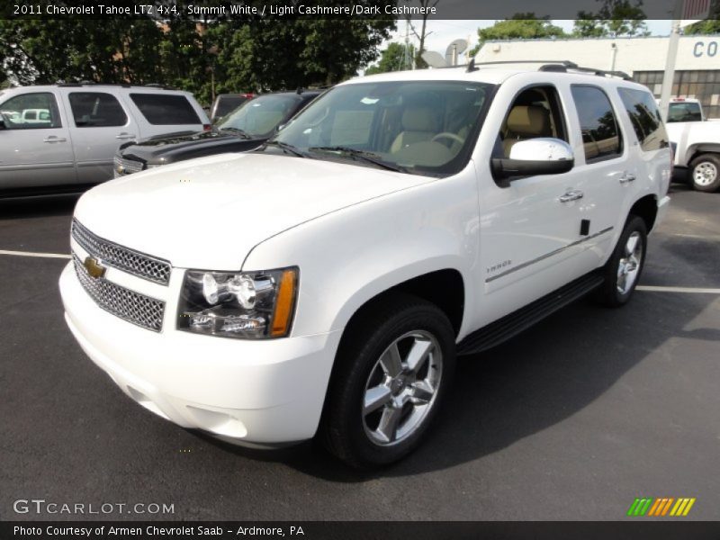 Summit White / Light Cashmere/Dark Cashmere 2011 Chevrolet Tahoe LTZ 4x4