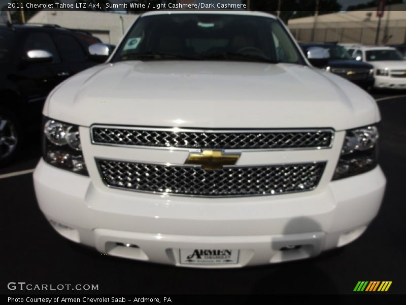 Summit White / Light Cashmere/Dark Cashmere 2011 Chevrolet Tahoe LTZ 4x4