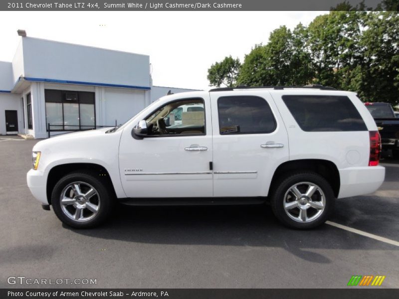 Summit White / Light Cashmere/Dark Cashmere 2011 Chevrolet Tahoe LTZ 4x4