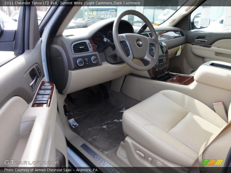 Summit White / Light Cashmere/Dark Cashmere 2011 Chevrolet Tahoe LTZ 4x4