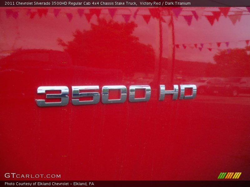  2011 Silverado 3500HD Regular Cab 4x4 Chassis Stake Truck Logo